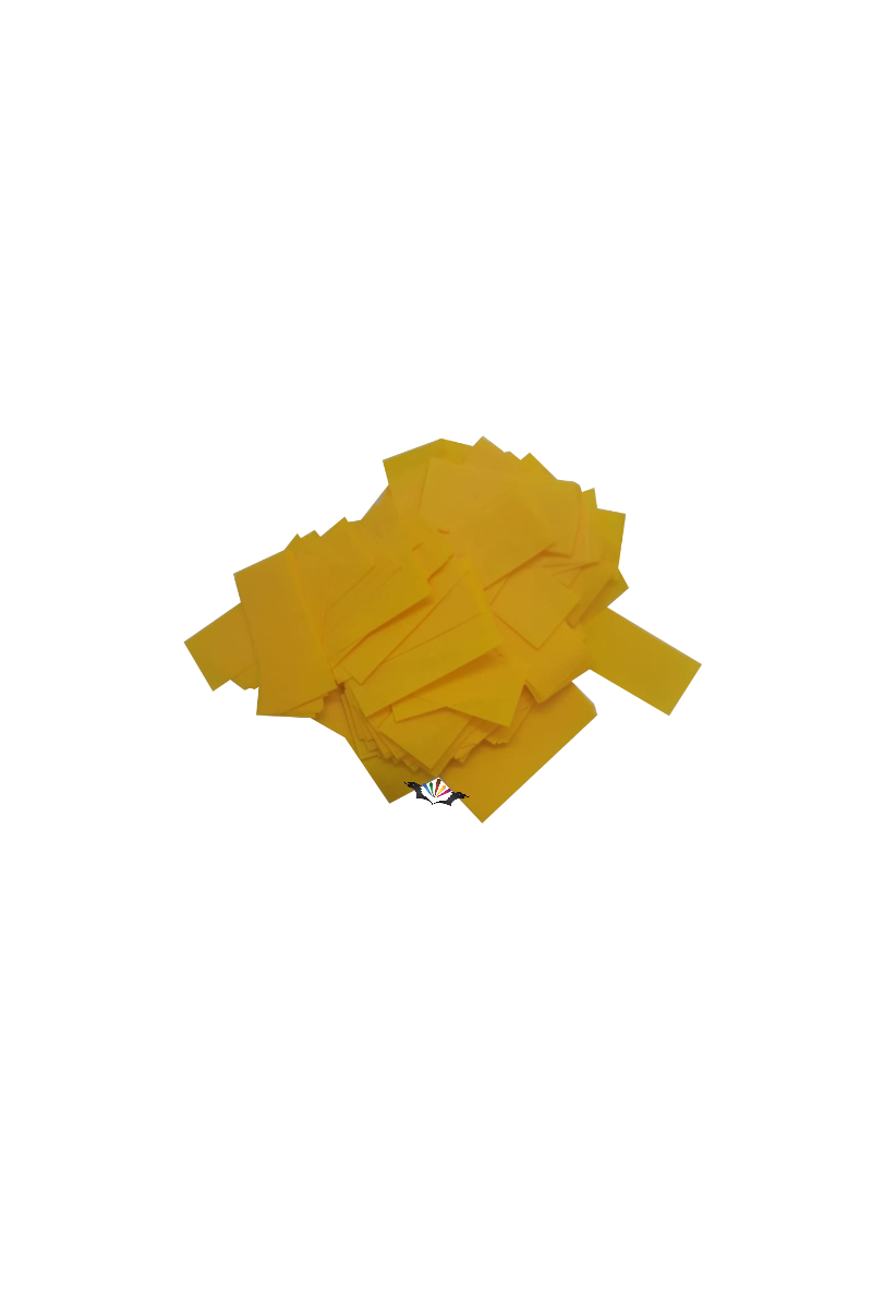 Coriandoli Giallo rettangolari da 5 kg.