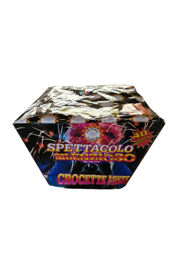 SPETTACOLO SILENZIOSO CROCETTE MISTE 40 COLPI