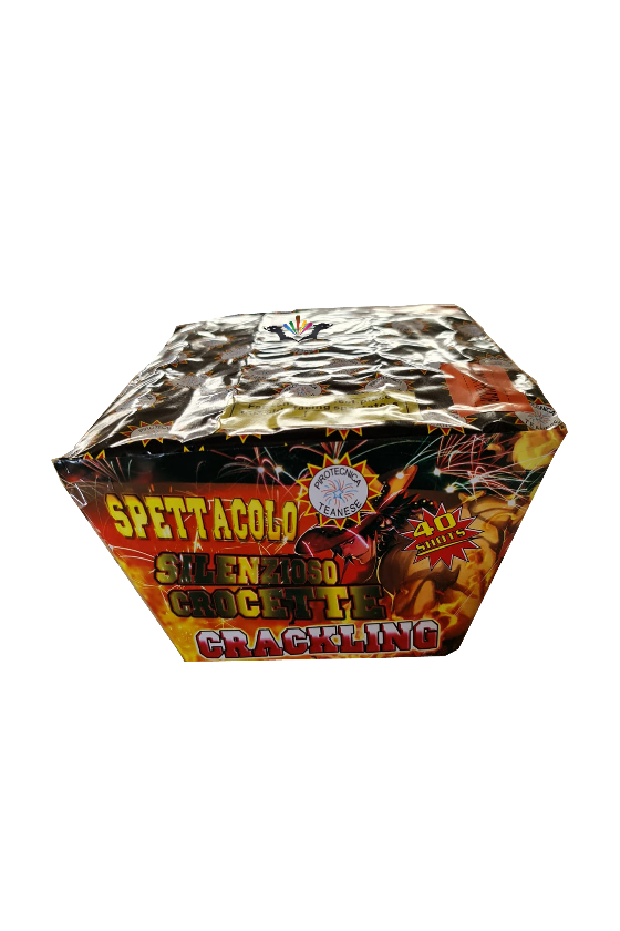 SPETTACOLO SILENZIOSO CROCETTE CRACKLING 40 COLPI