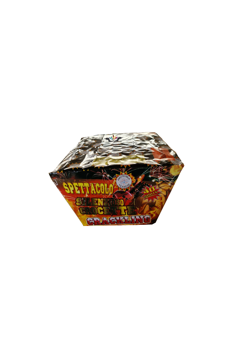 SPETTACOLO SILENZIOSO CROCETTE CRACKLING 40 COLPI