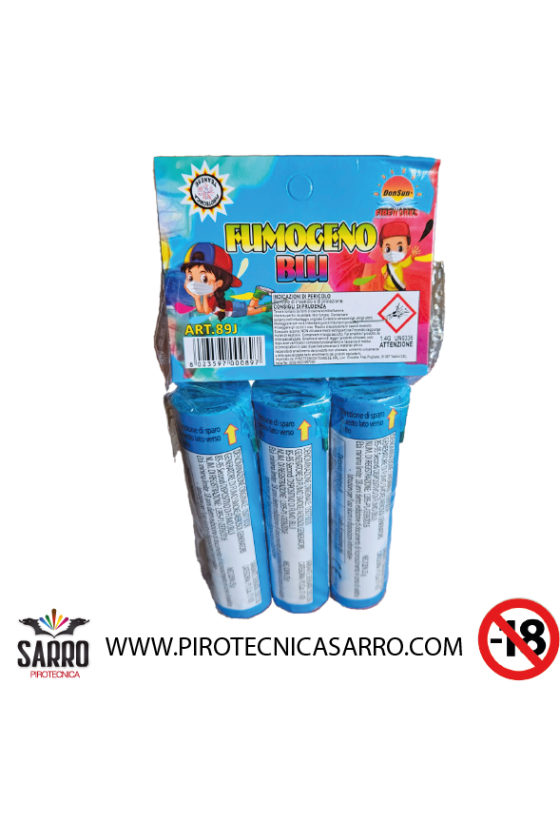 FUMOGENO BLU 3 PEZZI TEANESE