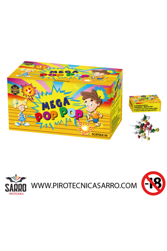 MEGA POP POP 25 PEZZI MAGIC...