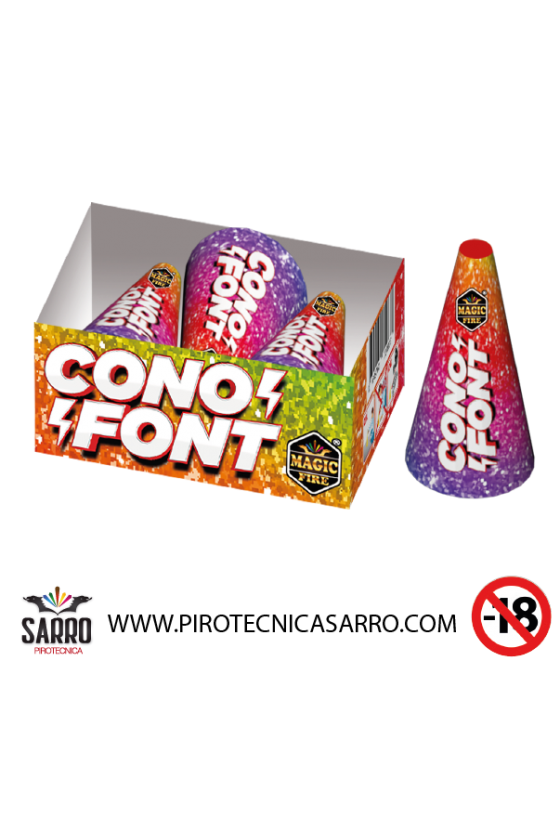 CONO FONT 3 PEZZI MAGIC FIRE