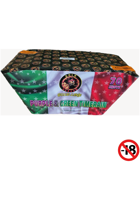 PURPLE & GREEN TIME RAIN 70...