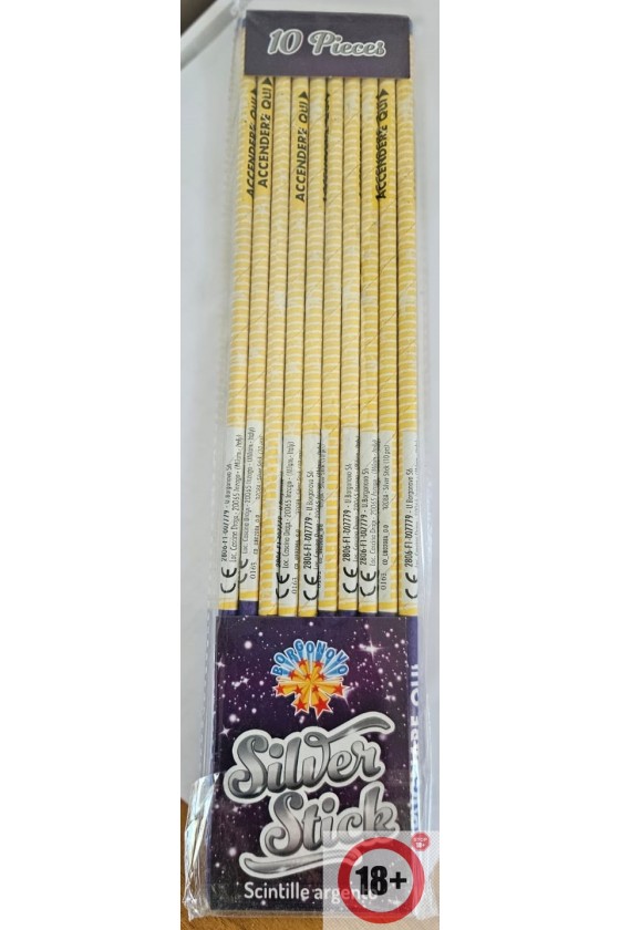SILVER STICK 10 PEZZI...