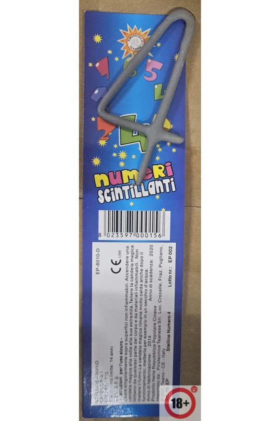 NUMERO 4 SCINTILLANTI TEANESE