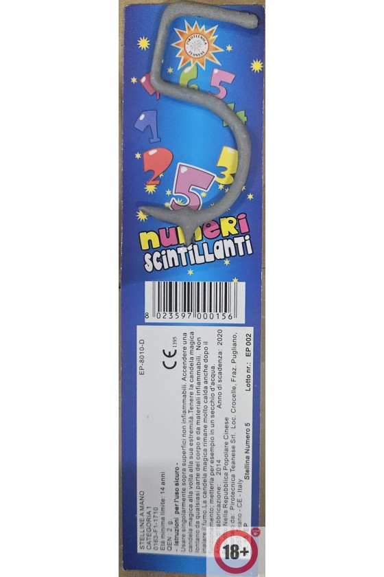 NUMERO 5 SCINTILLANTI TEANESE