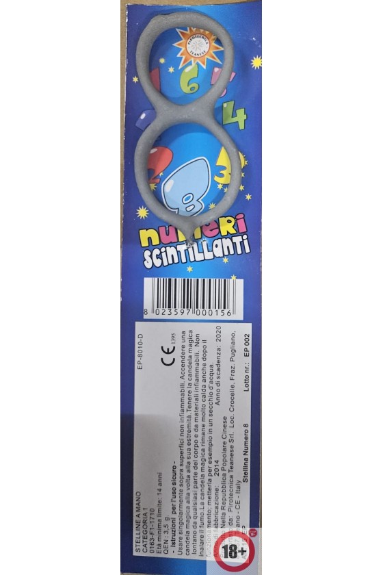 NUMERO 8 SCINTILLANTI TEANESE